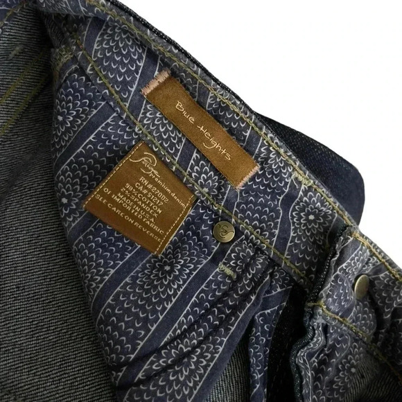 PAIGE ‘Blue Heights’ Premium Denim Low Rise Blue Wash Denim Jeans  Size 25 - Picture 8 of 8